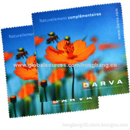 Microfiber Glasses Cloth, Reusable and Washable with EN71, SGS, MSDS Marks